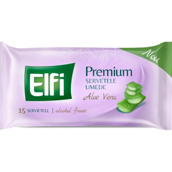 ELFI PREMIUM - Șervețele umede aloe vera